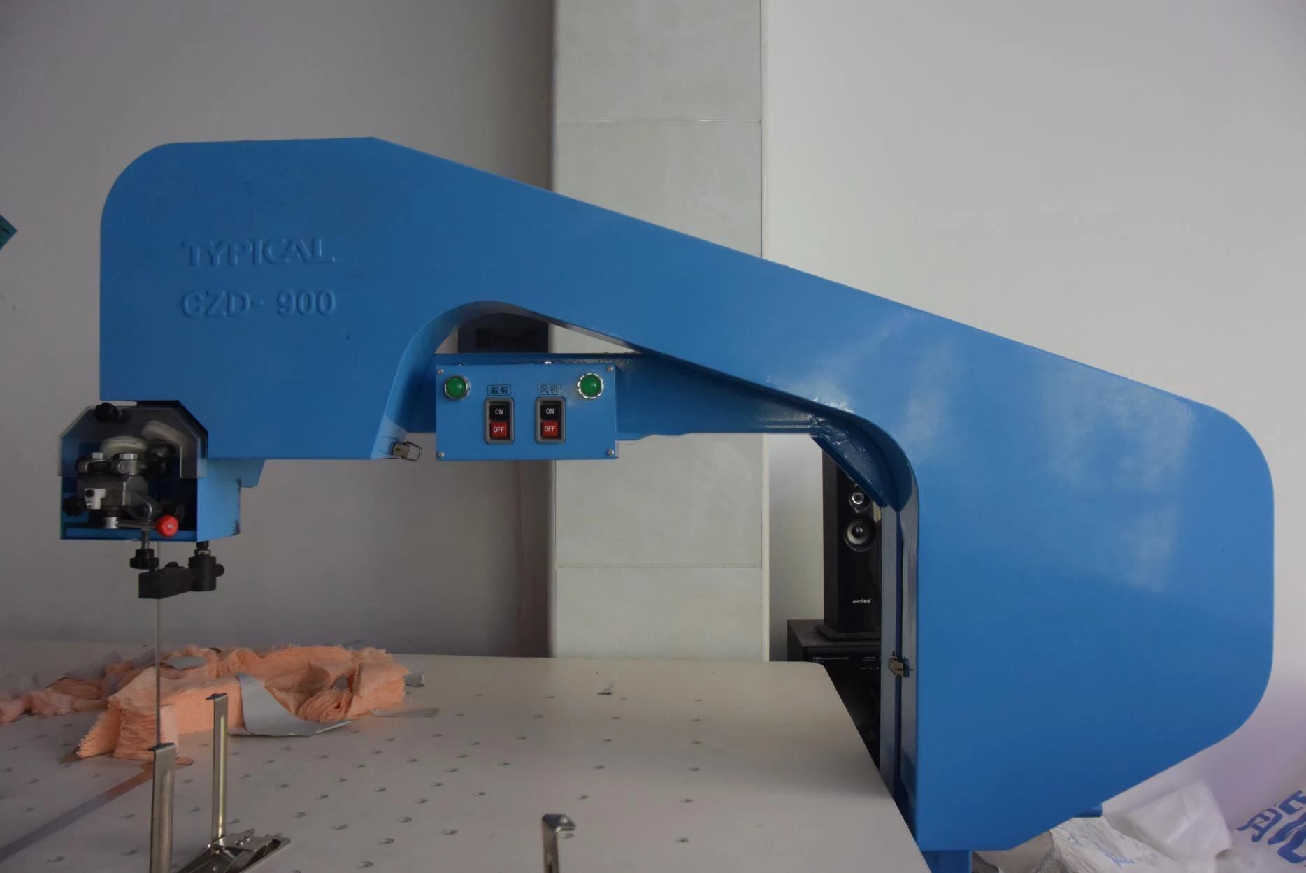 Garment manufacturing - cutting machine