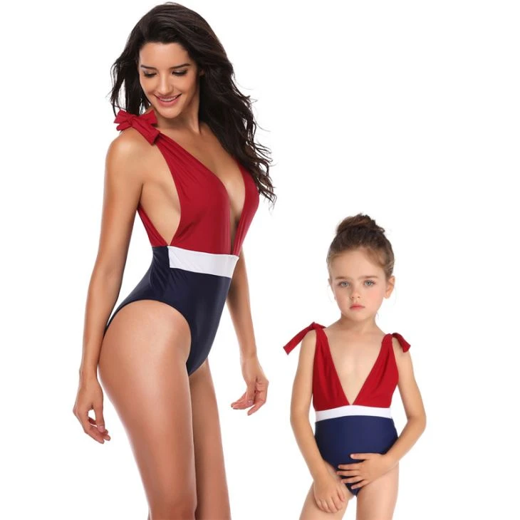 Anne Kız Mayo Bikini Setleri